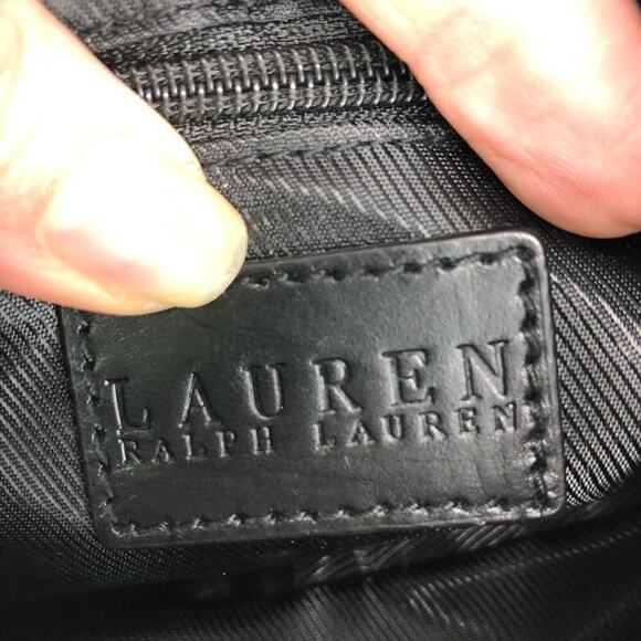 Ralph Lauren Monogram Houndstooth Canvas Mini Bag - Picture 11 of 16